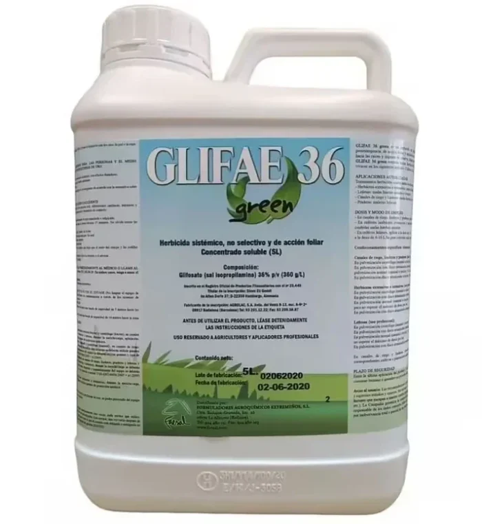 Désherbant GLIFAE 5L Herbicide Glyphosate Professionnel – Image 1
